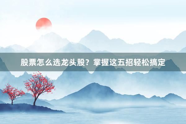 股票怎么选龙头股？掌握这五招轻松搞定